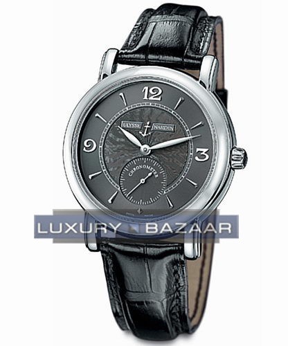 Ulysse Nardin San Marco Gigante (Platinum/Anthracite/Leather Sta - Click Image to Close